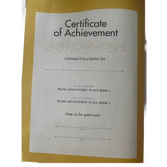 Piano Adventures Scale and Chord Book 1 : Five-Finger Scales and Chords - Picture 8 of 9